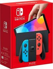 Nintendo Switch OLED with Blue and Red Joy - Nintendo Switch (Con - Complete In Box)