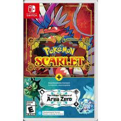 Pokemon Scarlet + The Hidden Treasure of Area Zero - Nintendo Switch (Complete)