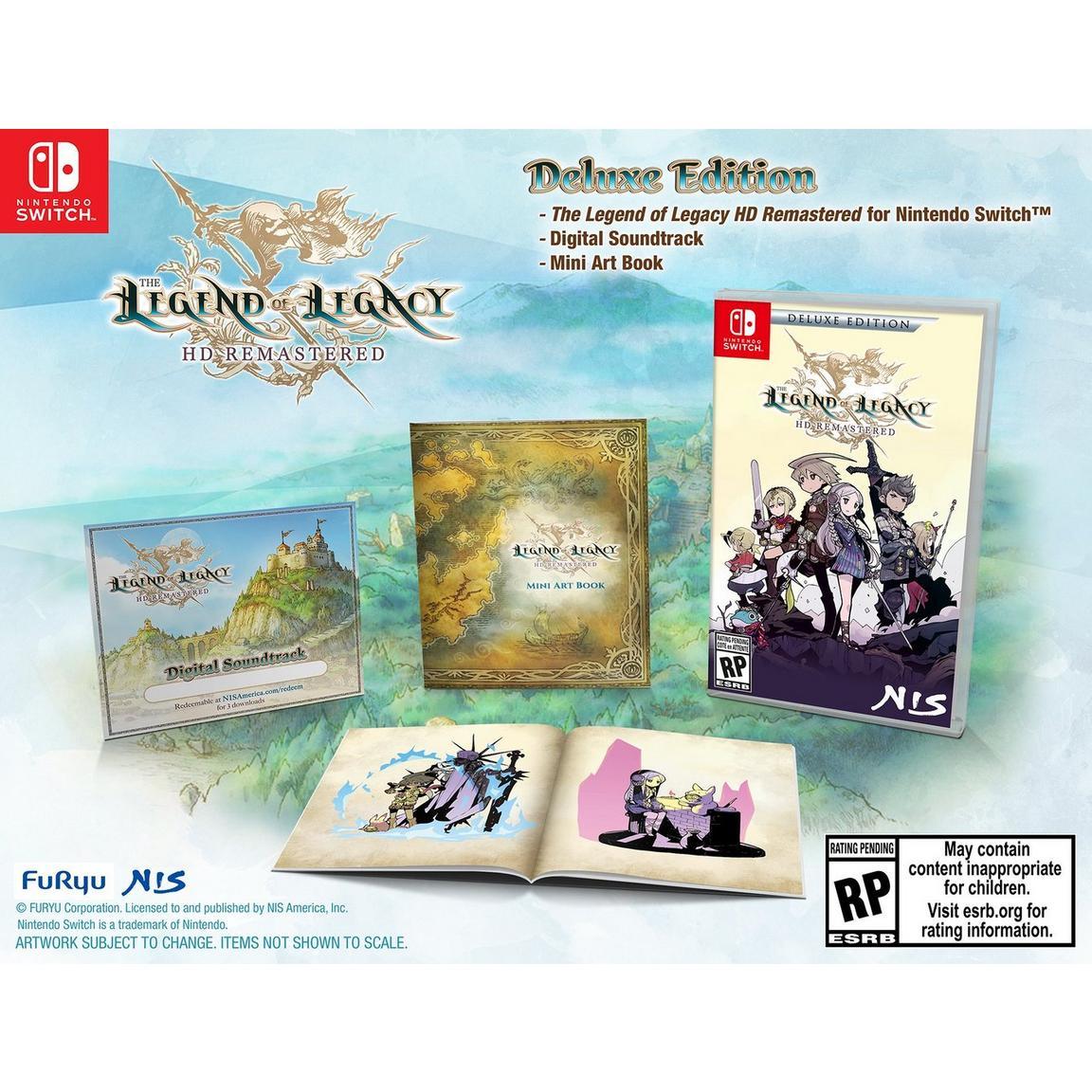 The Legend of Legacy HD Remastered - Nintendo Switch (New)
