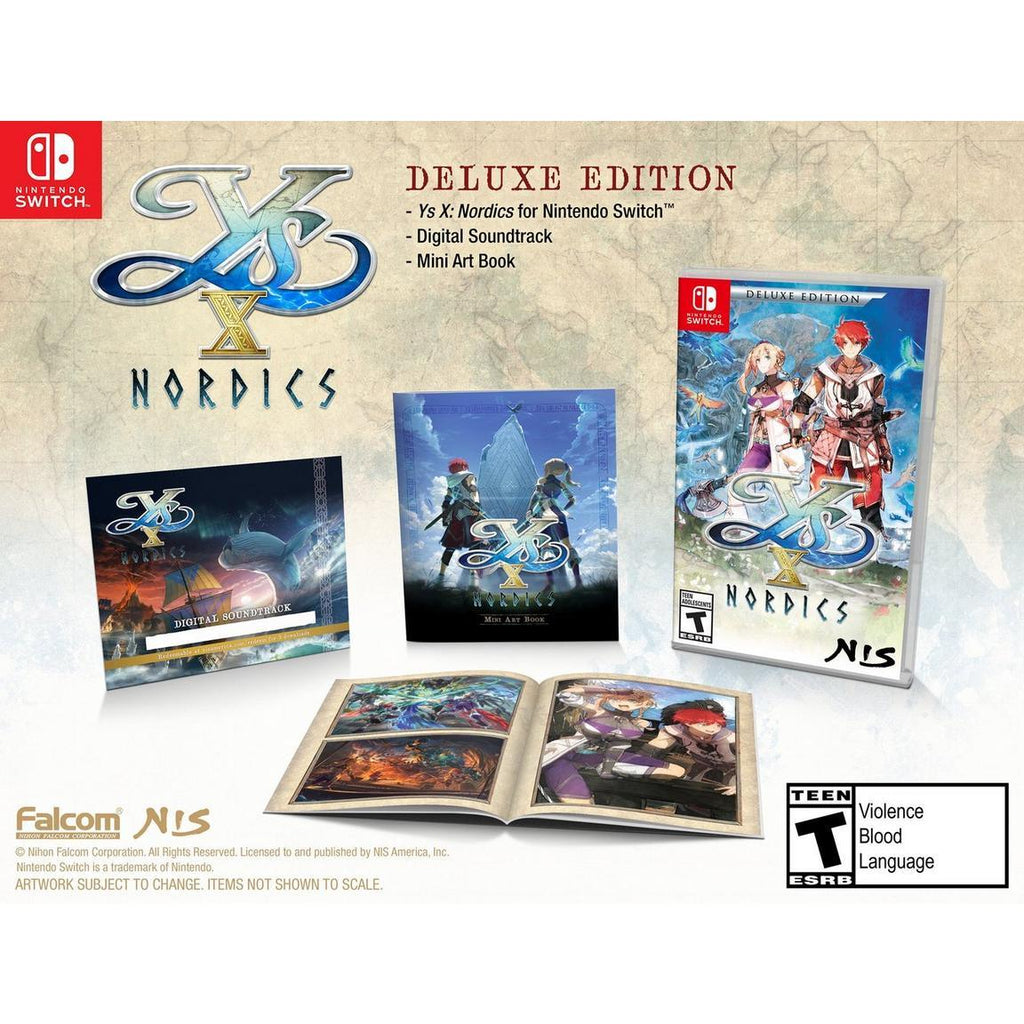 Ys X: Nordics Deluxe Edition - Nintendo Switch (New)